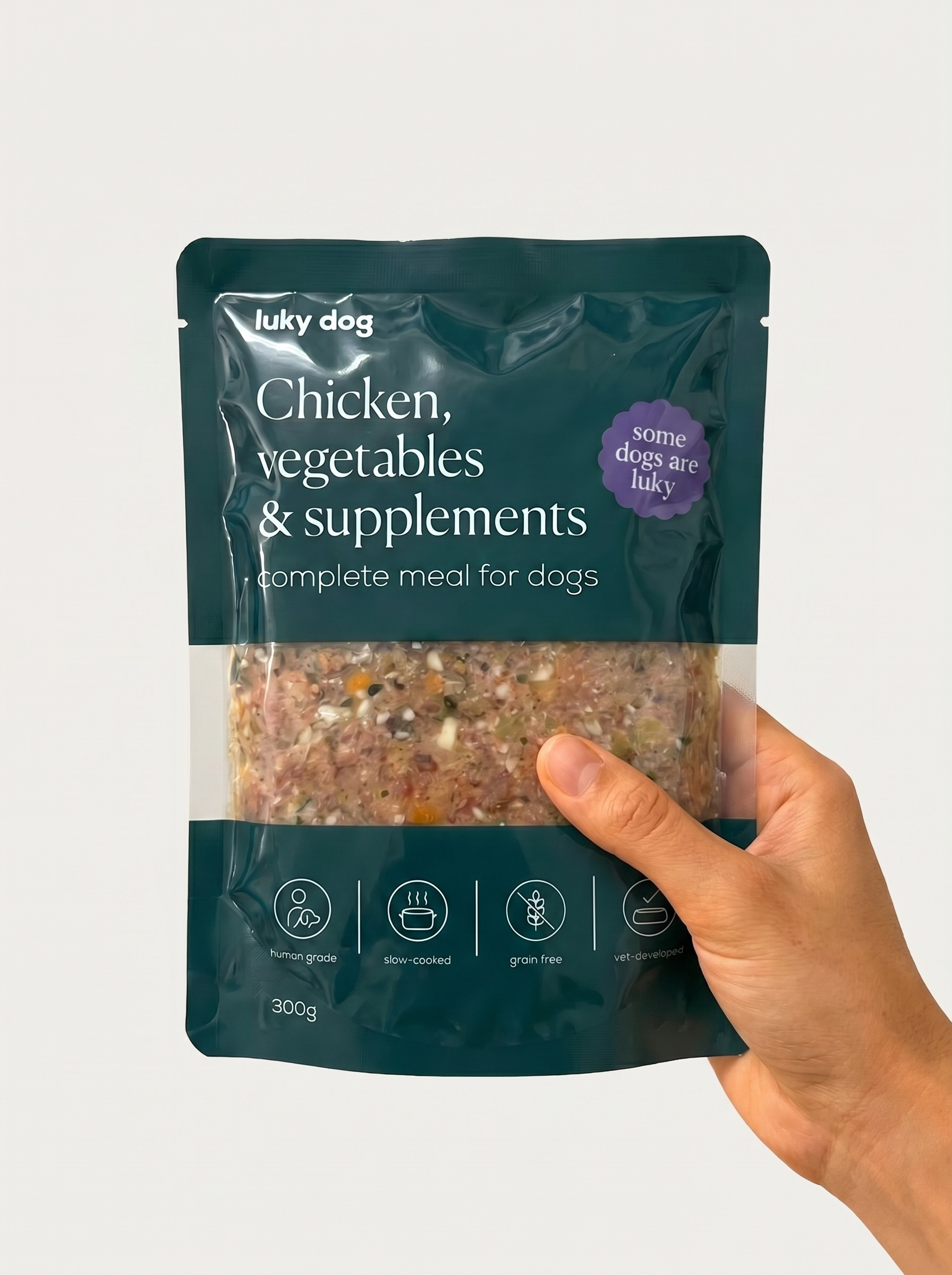 Pouch Benny Chicken, vegetables and supplements